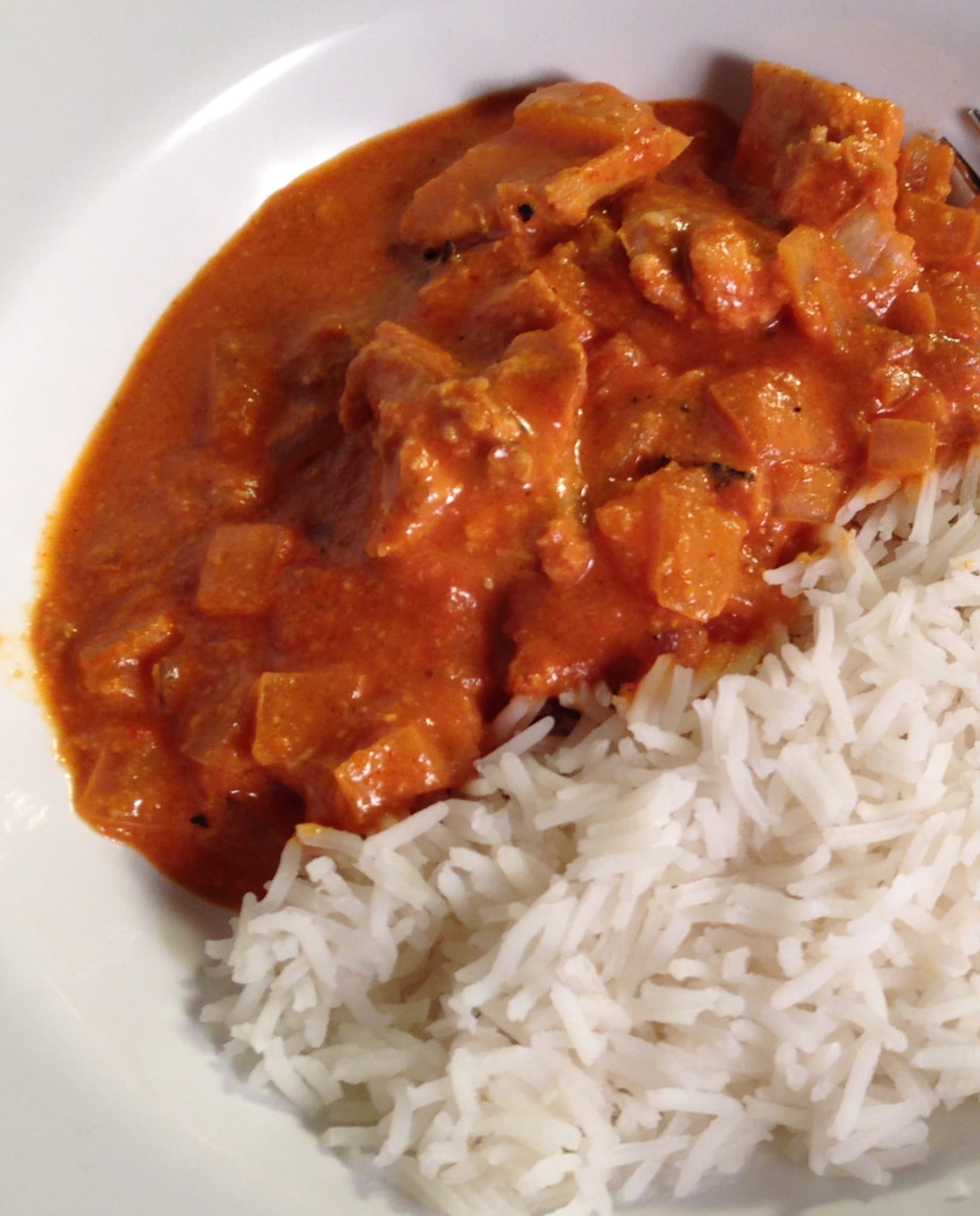 دجاج ماسالا مع أرز بسمتي
